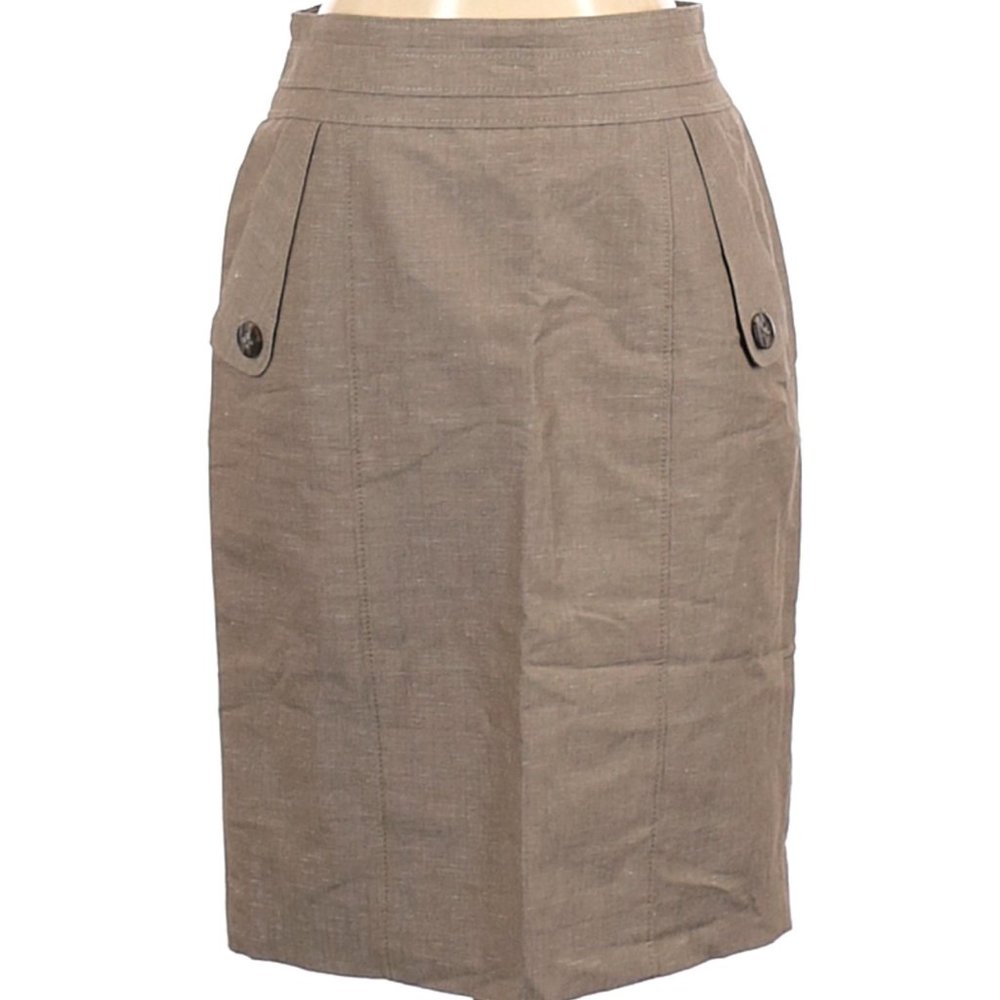 Classiques Entier Linen Skirt Tan Sz 2